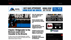 What 1043thefan.com website looked like in 2021 (3 years ago)