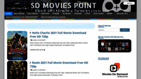 What 1sdmoviespoint.pro website looked like in 2021 (3 years ago)