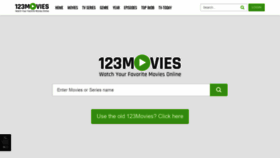 What 123movies.pizza website looked like in 2021 (3 years ago)