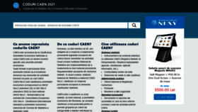 What 123coduri.ro website looked like in 2021 (3 years ago)