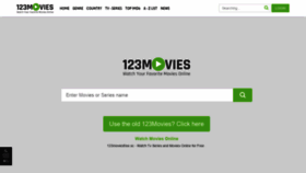What 123moviesfree.sc website looked like in 2021 (3 years ago)