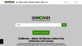 What 123movieswebsite.com website looked like in 2021 (3 years ago)