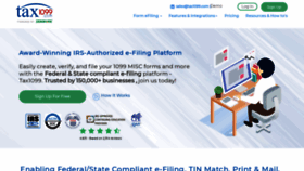 What 1099cloud.com website looked like in 2021 (3 years ago)