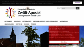 What 12apostel-sarstedt-land.de website looked like in 2021 (3 years ago)