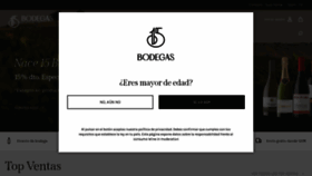 What 15bodegas.com website looked like in 2021 (3 years ago)