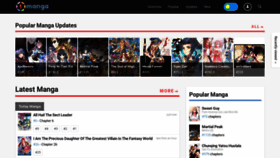 What 1manga.co website looked like in 2021 (3 years ago)