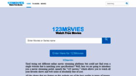 What 123gomoviess.com website looked like in 2021 (3 years ago)