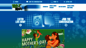 What 1023nowradio.com website looked like in 2021 (3 years ago)