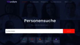 What 123people.de website looked like in 2021 (3 years ago)