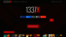 What 1337xon.com website looked like in 2021 (2 years ago)