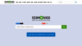 What 123movies.black website looked like in 2021 (2 years ago)