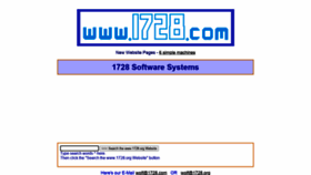 What 1728.org website looked like in 2021 (2 years ago)
