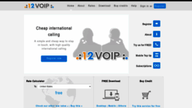 What 12voip.com website looked like in 2021 (2 years ago)