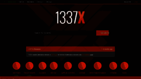 What 1337x.download website looked like in 2021 (2 years ago)