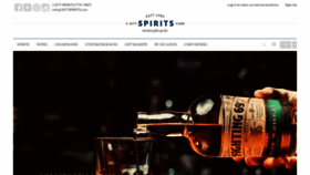 What 1-877-spirits.com website looked like in 2021 (2 years ago)