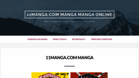 What 11manga.com website looked like in 2021 (2 years ago)