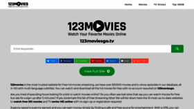 What 123moviesgo.ac website looked like in 2021 (2 years ago)