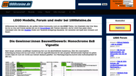 What 1000steine.de website looked like in 2021 (2 years ago)