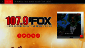 What 1079thefox.com website looked like in 2021 (2 years ago)