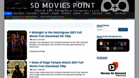 What 1sdmoviespoint.one website looked like in 2021 (2 years ago)