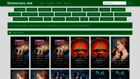 What 1kmovies.me website looked like in 2021 (2 years ago)