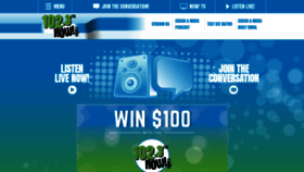 What 1023nowradio.com website looked like in 2021 (2 years ago)