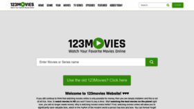 What 123movies.pizza website looked like in 2021 (2 years ago)