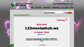 What 123movieshub.ws website looked like in 2021 (2 years ago)