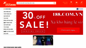 What 188.com.vn website looked like in 2021 (2 years ago)
