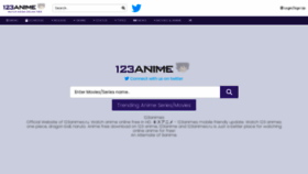 What 123animes.ru website looked like in 2021 (4 years ago)