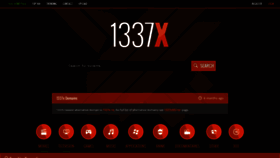 What 1337x.world website looked like in 2021 (2 years ago)