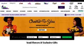 What 1800flowers.com website looked like in 2021 (3 years ago)