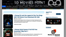 What 1sdmoviespoint.com website looked like in 2021 (2 years ago)
