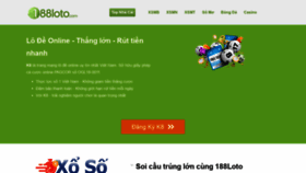 What 188loto.com website looked like in 2021 (2 years ago)