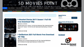 What 1sdmoviespoint.run website looked like in 2021 (2 years ago)