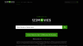 What 123moviesgo.club website looked like in 2021 (2 years ago)