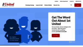 What 1stuscu.org website looked like in 2021 (2 years ago)