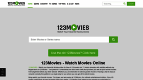 What 123moviefree.sc website looked like in 2021 (2 years ago)