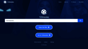 What 123movies.ski website looked like in 2021 (2 years ago)