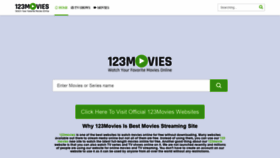 What 123movies.wiki website looked like in 2021 (2 years ago)