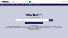 What 123animehub.cc website looked like in 2021 (2 years ago)