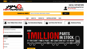 What 1877forparts.com website looked like in 2021 (3 years ago)