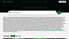 What 123-movies.site website looked like in 2021 (2 years ago)