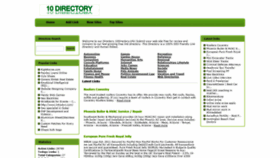 What 10directory.info website looked like in 2021 (2 years ago)