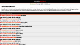 What 1madrasrockers.co website looked like in 2021 (3 years ago)