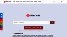What 123moviesss.la website looked like in 2021 (2 years ago)