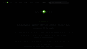What 123movieshd.com website looked like in 2022 (2 years ago)