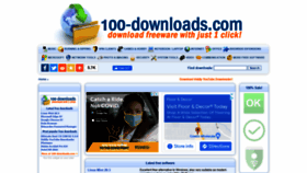 What 100-downloads.com website looked like in 2022 (2 years ago)