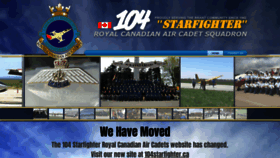 What 104starfighter.com website looked like in 2022 (2 years ago)