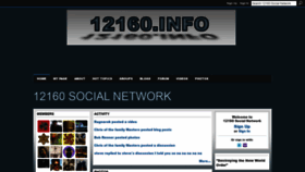 What 12160.info website looked like in 2022 (2 years ago)